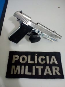 Polícia Militar de Sonora prende homem por porte irregular de arma de fogo