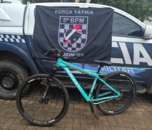 POLÍCIA MILITAR PRENDE AUTOR DE FURTO DE BICICLETA EM COXIM